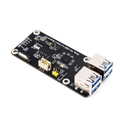 Adapter PCIe 4-portowy USB 3.2 Gen1 (C) dla Raspberry Pi 5 - Waveshare 27834