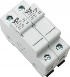 Podstawa bezpiecznikowa CFPV-32 PV 2P 10x38mm 1-32A 1000V DC
