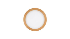 Lampa Sufitowa Okrągła Średnica 30Cm Drewniana Aqua Wood Buk 24W Led 18004 Tk...