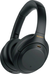 Sony WH-1000XM4 Słuchawki wokółuszne Bluetooth, przewód stereo czarny Wyciszanie hałasów składane HiFi