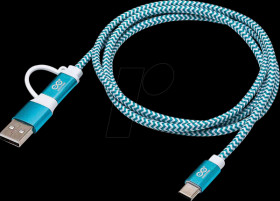 TPX00094 USB 2.0 cable, Arduino USB-C 2 in 1 cable, 1 m
