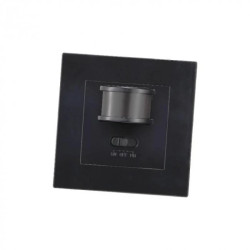 Czujnik ruchu PIR naścienny 160 st. do puszki fi60 400W IP20 czarny w całości