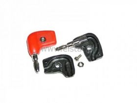 Wtyk banan lutowany kątowy ( czarny, czerwony )