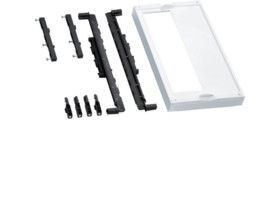 Zestaw dla 4 rozłącznika listwowego NH00 na system szyn 60 mm dół Univers N HC 450x250 mm UC31L60 HAGER