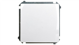 Simon Basic Przycisk Pojedynczy Zwierny, Szybkozłącza, Biały Ip20 Bmp1.01/11