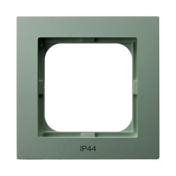 AS Ramka pojedyncza do łączników IP-44 zielony mat RH-1G/84