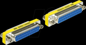 65483 Adapter Sub-D 25Pin female/female