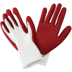 Kent &amp; Stowe 70105336 Natural Bamboo Gloves Rumba Red - Ladies Medium