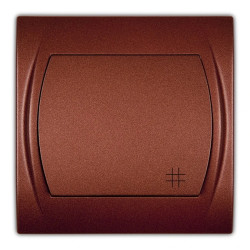 LOGO Łącznik krzyżowy podświetlany brązowy metalik 9LWP-6L