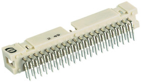Wtyk PCB 40-pinowe raster: 2.54mm 2-rzędowe HARTING Przewlekany