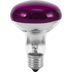 Eurolite 9210440U Halogen Reflector Bulb 60W Violet E-27 80x110mm 1pc
