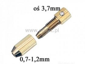 Uchwyt wiertarki do wiertła 0,7-1,2mm na oś 3,17mm