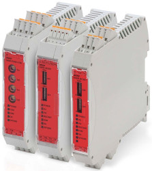 Przekaźnik bezpieczeństwa, kat. bezp.: 4, konfigurowalny, SIL: 3, G9SR-AD, styki bezp.: 2, Uz: 24 V DC, Omron