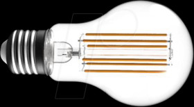 542945 LED lamp, E27, 7.2 W, 1521 lm, 2700 K