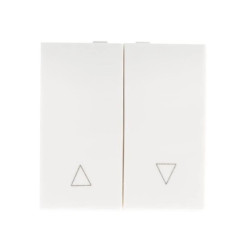 BIURO Łącznik żaluzjowy śrubowy biały 16AX 250V 25321