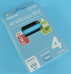 R-03 0,55Ah ENELOOP BLUE LITE PANASONICBK-4LCCE/2BE
