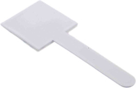 Spinka do kabli Samoprzylepny 69.8 x 25.4 x 7.9mm materiał: Aluminium Biały szczypce hakowe