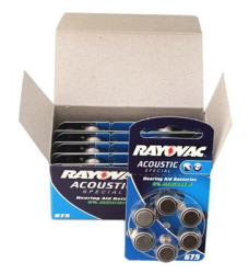 600 x bateria cynkowo-powietrzna Rayovac 675AE