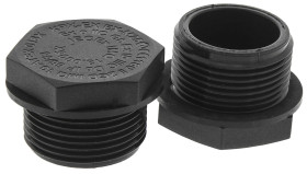 Zaślepka do dławnic kablowych M25 Nylonowy Czarny ATEX ATEX do Systemy kanałów kablowych Kopex-EX Gwintowany