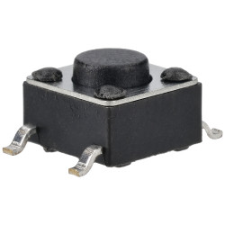 R-TECH 783819 SMT Tactile Switch 6 x 6mm, Height 4.3mm, 160gf