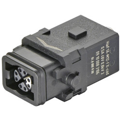 Harting 09 10 008 3106 Connector Han 1A-M12 X-coded 1pc