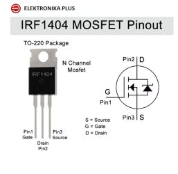 TRANZYSTOR IRF1404 N-Channel MOSFET 162A 40V TO220