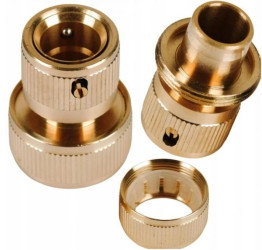 Szybkozłączka do węża ogrodowego mosiężna złączka na wąż 3/4 Schmith