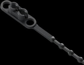 Cable tie, releasable, PA, (L x W) 150 x 3.6 mm, bundle-Ø 38 mm, black, BYB-5-12H1791