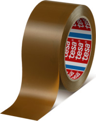Packaging tape, 50 x 0.065 mm, PVC film, brown, 66 m, 04124-00096-00