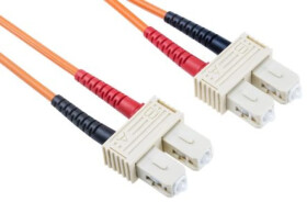 Kabel światłowodowy, średnica: 50/125μm, OM2 Wielomodowy, Pomarańczowy, SC/SC