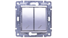 Vena Łącznik Schodowy Podwójny Aluminium 514019