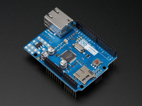 Adafruit Arduino Ethernet shield R3 with micro SD connector - Assembled