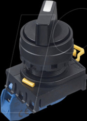 YW1S-2E10 YW-22mm, SS, plastic, 2 Pos. 90°, maint, 1NO