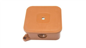 Puszka N/T Instalacyjna 85X85x35 Pusta Brąz 400V Ip44 Viplast 027-02