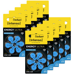 Intenso 7504446MP Energy Ultra Hearing Aid Battery 60 pieces Zinc Air 1.45 V