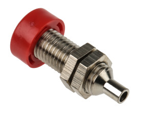 Gniazdo bananowe Żeński typ Gniazdo bananowe Czerwony 32A Schutzinger rozmiar 4 mm