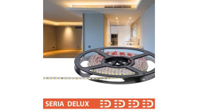 Taśma Delux 24V Slim 4Mm Lb 160Led 3000K 430Lm Smd2835 (50) Pl7y