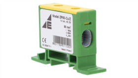 Blok Rozdzielczy-Odgałęźny 1-Polowy Cu 16-50Mm2 Żółto-Zielony Montaż Płaski I...