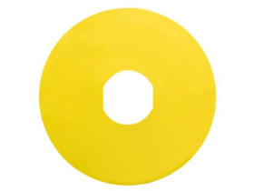 ETYKIETA OKRĄGŁA F90 ŻÓŁTE TŁO