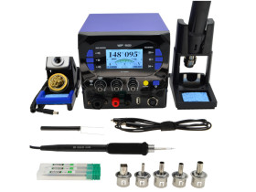 tacja lutownicza WEP 983D 3w1 – Hot Air, lutownica grotowa i zasilacz DC 1300 W