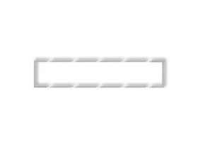 DECO Ramka wypełniająca 5 pięciokrotna srebrny metalik 7DRW-5 KARLIK