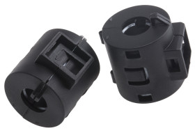 Zacisk ferrytowy średnica otworu 8.1mm Urządzenia peryferyjne komputerów, telewizja cyfrowa, wewnętrzne i zewnętrzne