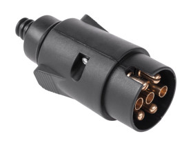 Wtyk zasilania przyczepy plastikowy 12/24V DC 7pin