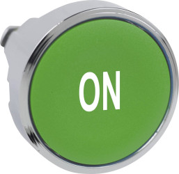 Schneider Electric ZB4BA341 ZB4BA341 Element czołowy dla przycisku resetowalny (Ø) 22 mm ON chrom, zielony 1 szt.