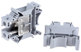 Kostka zaciskowa na szynie DIN Phoenix Contact poziomy: Pojedynczy 14 → 4AWGŚruba UK 16 N 76A 800 V