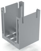 Contact hazard protection cover, (L x W) 62 x 24 mm, for switch, 5.55.103.105/0100