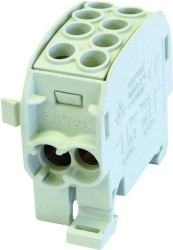 Blok rozdzielczy - odgałęźny Al/Cu SCB 35 (80210) SIMBLOCK szary 81502002