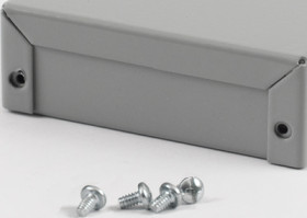 Aluminum enclosure, (L x W x H) 81 x 56 x 28 mm, gray (RAL 7046), IP32, 1411C