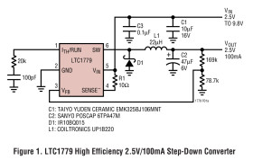 250mA Current Mode Step-Down DC/DC Converter in SOT-23