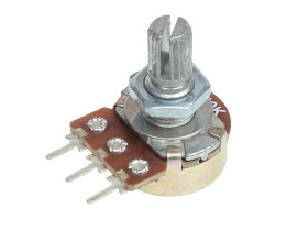 Potencjometr obrotowy 100k Ohm l-15mm /808